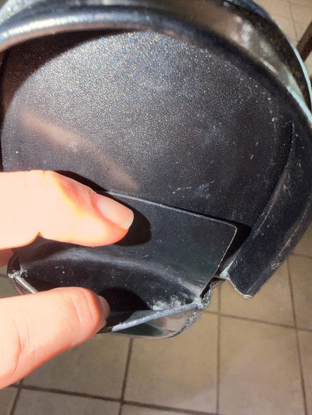 Prada Black Semi-Circle Leather Coin Case - Picture 5 of 9